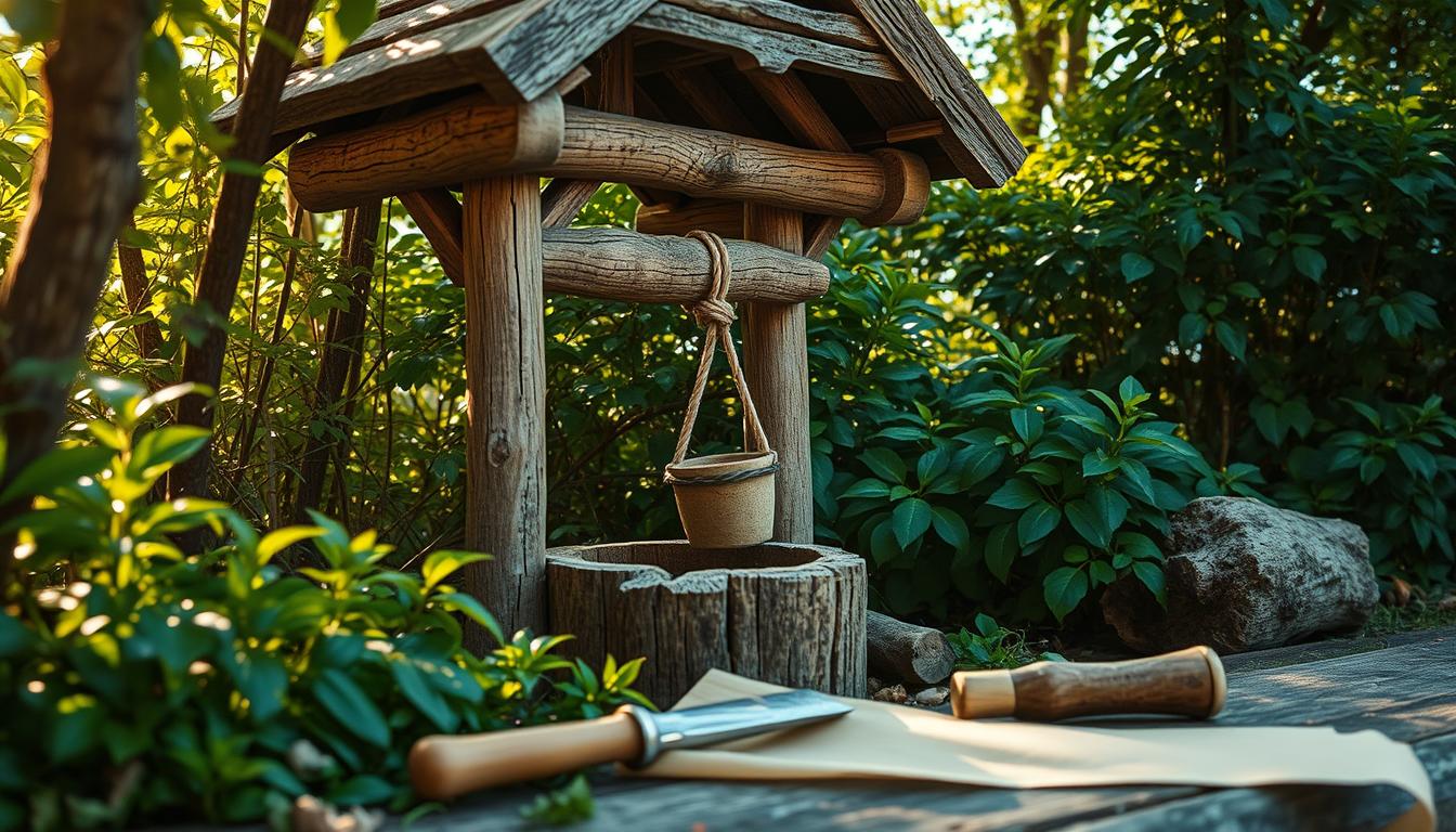 crafting a wishing well