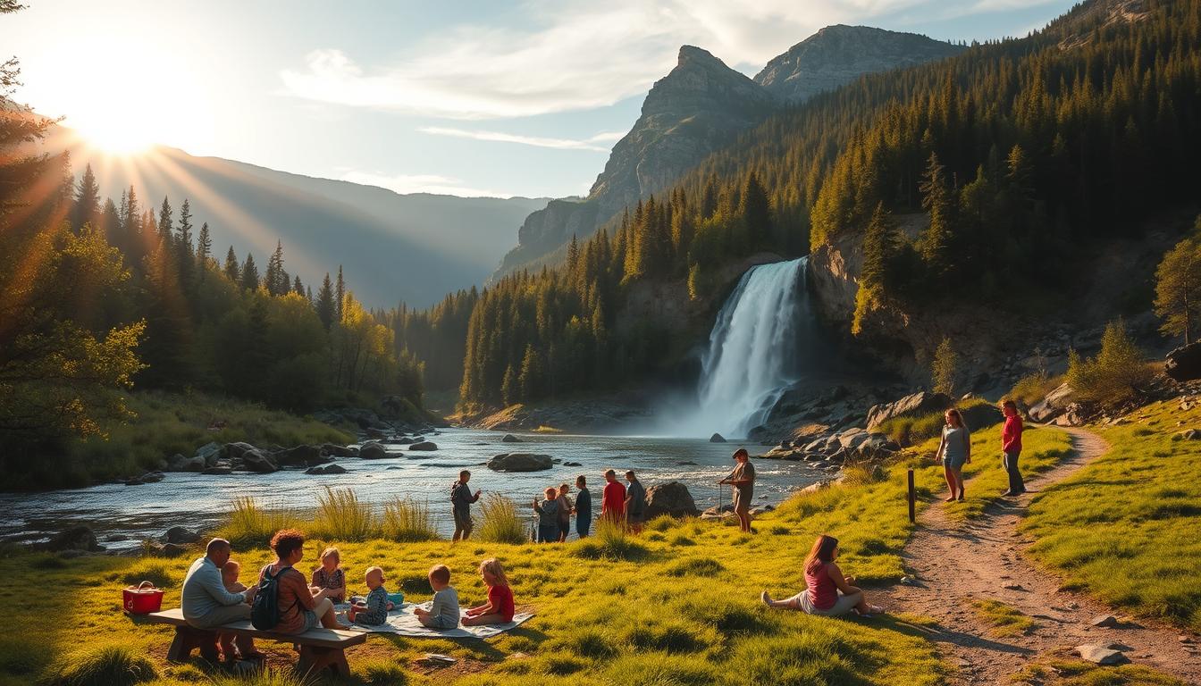 family-friendly activities near Hidden Falls