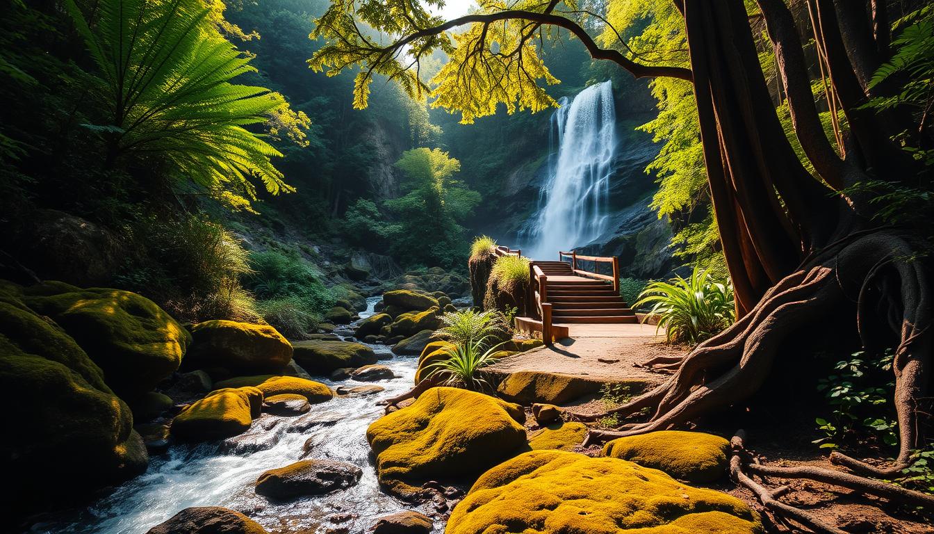 hiking trails around Hidden Falls