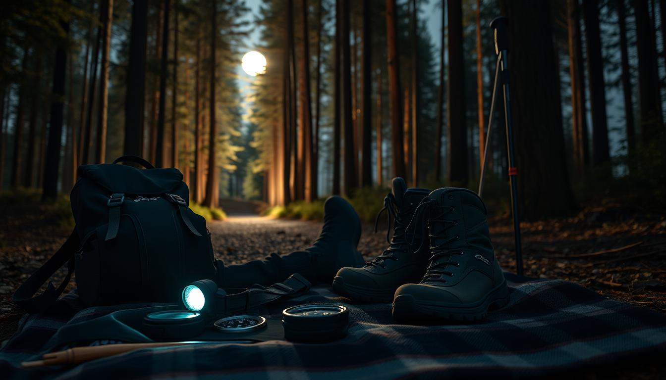 night hiking gear